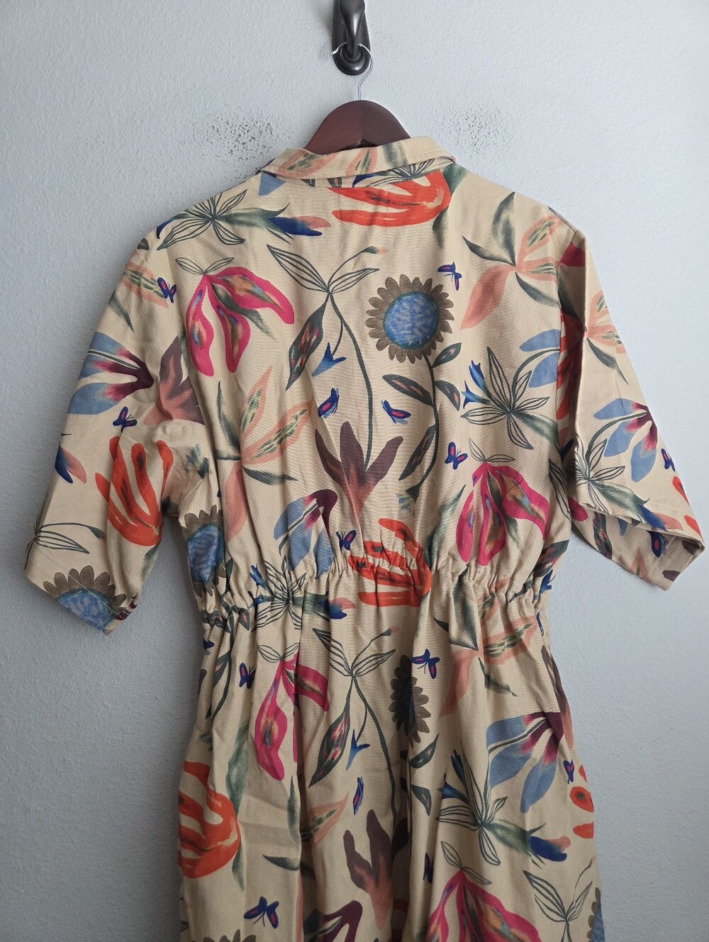 Noble Long Utility Dress in Laura Burke Print size 1X NWT - Picture 8 of 9